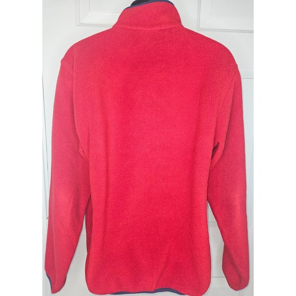 L.L. Bean Mens Sweater Fleece Quarter-Snap Pullover Large - Picture 6 of 7